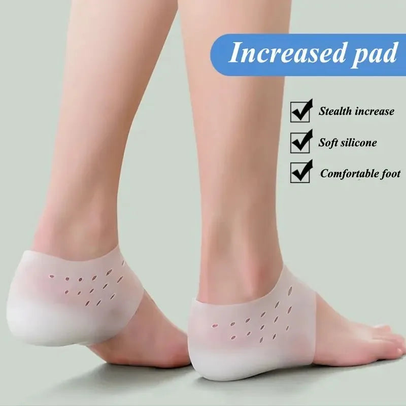 1 Pair Silicone Invisible Height Increasing Insoles
