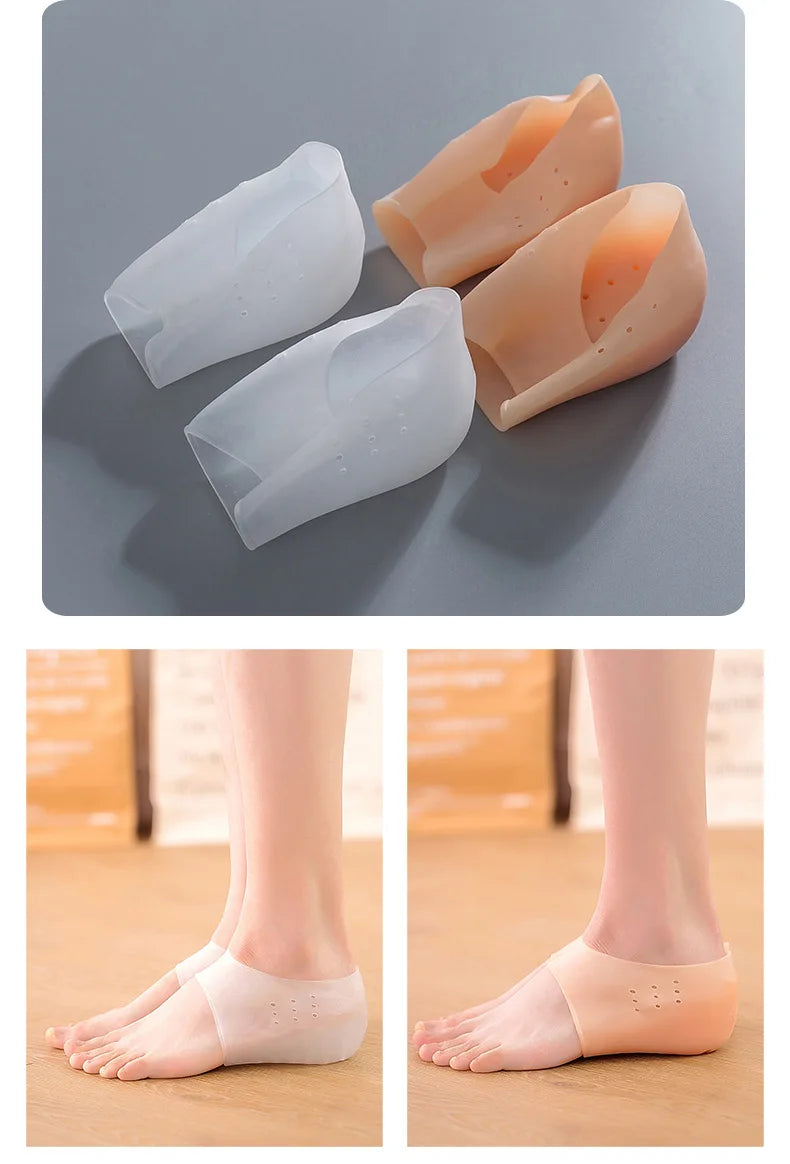 1 Pair Silicone Invisible Height Increasing Insoles