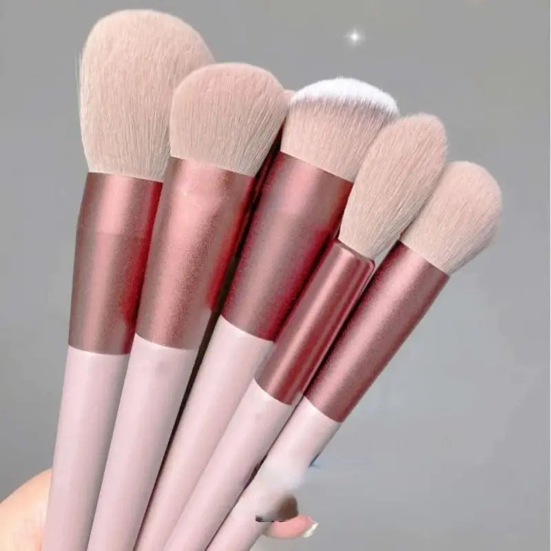 13-Piece Makeup Brush Set – Eye Shadow, Foundation, Powder, Blush & Blending Tools