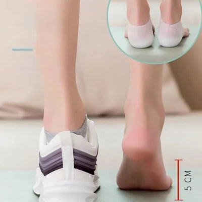 1 Pair Silicone Invisible Height Increasing Insoles