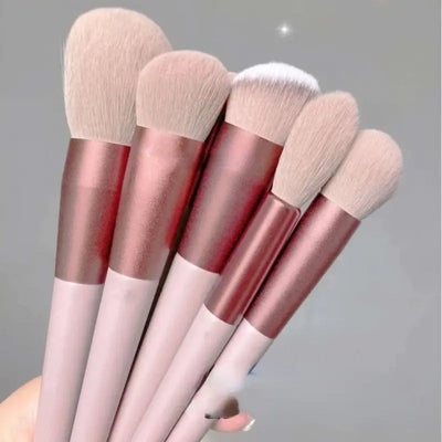 13-Piece Makeup Brush Set – Eye Shadow, Foundation, Powder, Blush & Blending Tools