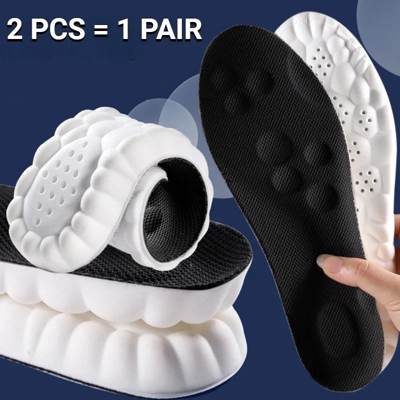 4D Massage Shoes Insoles Super Soft Latex Sports Insole