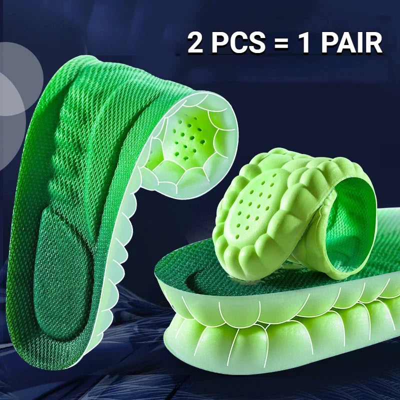 4D Massage Shoes Insoles Super Soft Latex Sports Insole