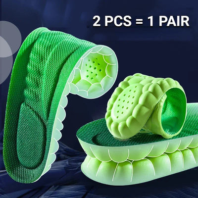 4D Massage Shoes Insoles Super Soft Latex Sports Insole