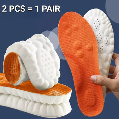4D Massage Shoes Insoles Super Soft Latex Sports Insole