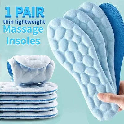 4D Massage Shoes Insoles Super Soft Latex Sports Insole