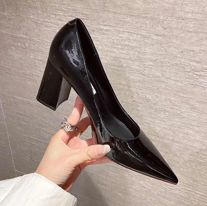 Ladies Summer Footwear Sexy Blue Pointed Toe Super High Heel