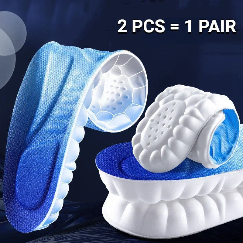 4D Massage Shoes Insoles Super Soft Latex Sports Insole