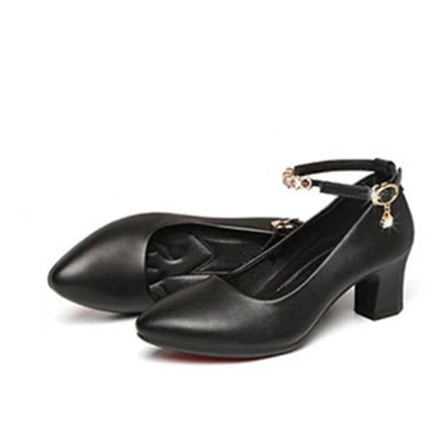 Women Classic Black Soft Patent Leather