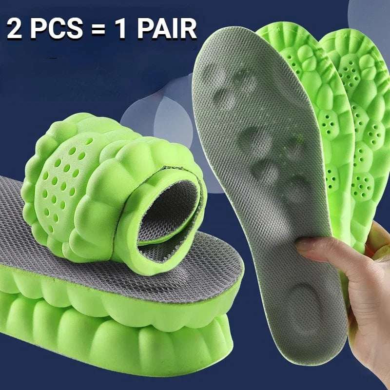 4D Massage Shoes Insoles Super Soft Latex Sports Insole