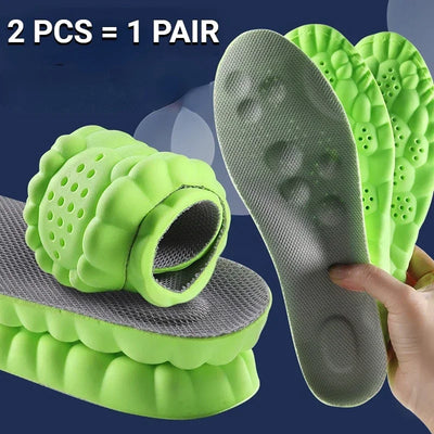 4D Massage Shoes Insoles Super Soft Latex Sports Insole